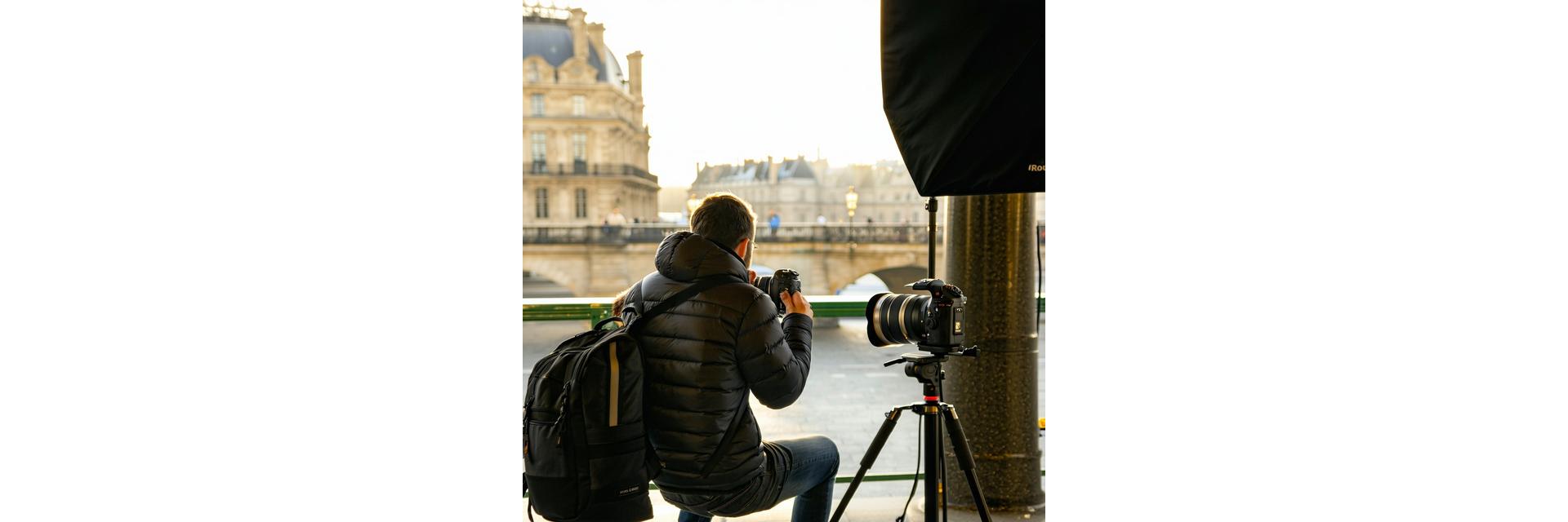 Session photo professionnelle en lumière naturelle à Paris